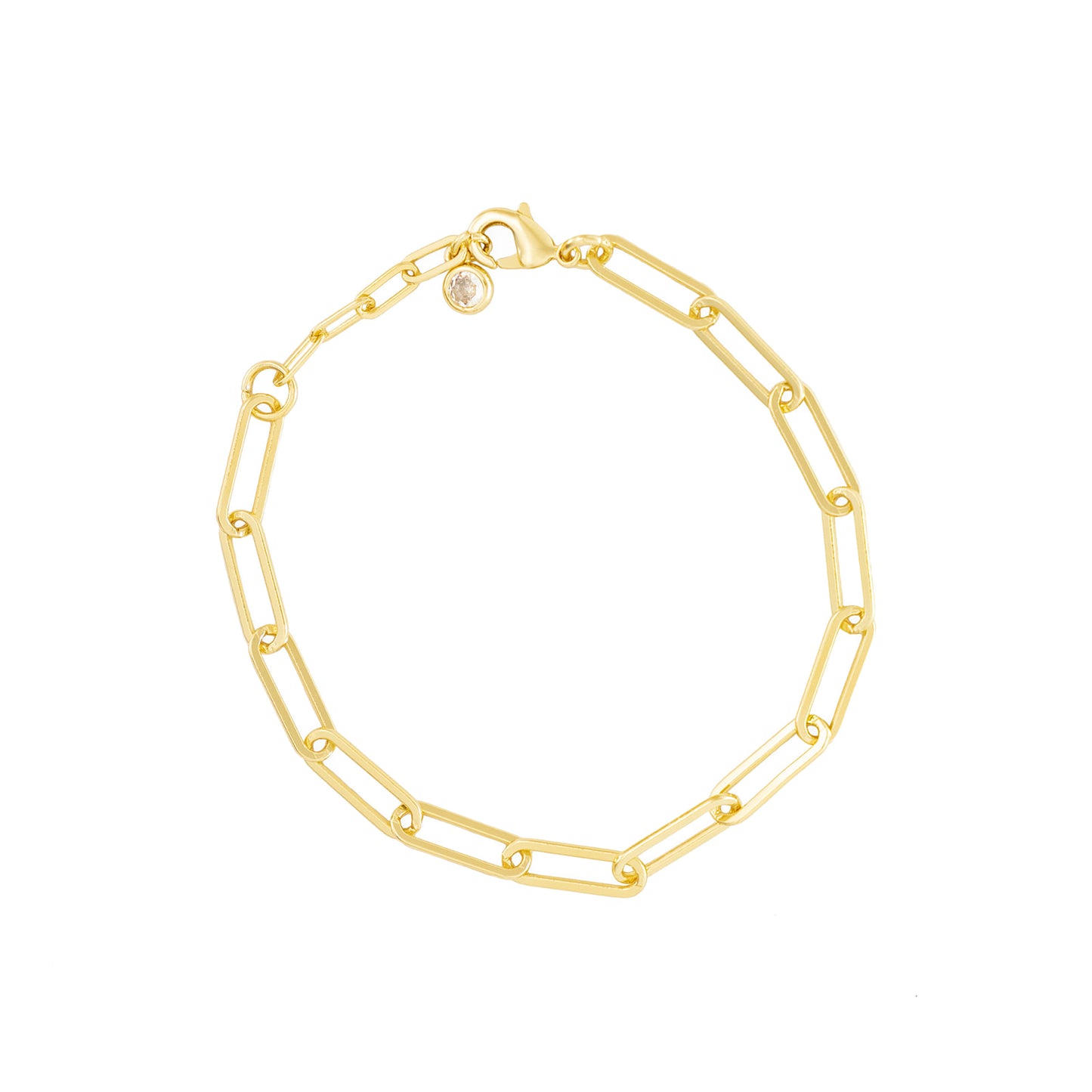 Paper Clip Chain Bracelet
