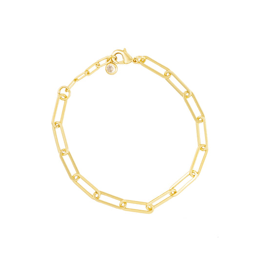 Paper Clip Chain Bracelet