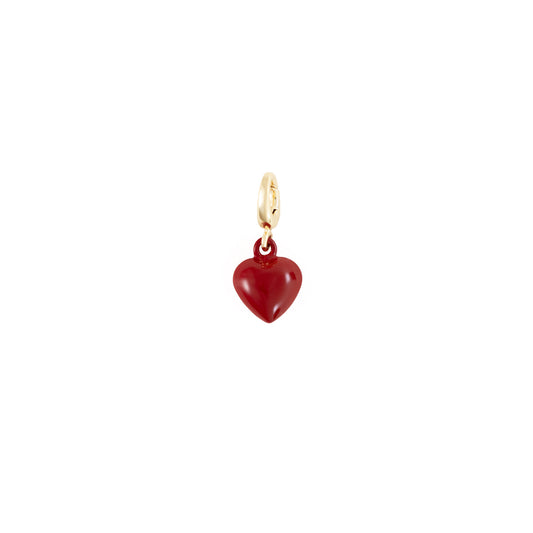 Mini Puff Heart Charm
