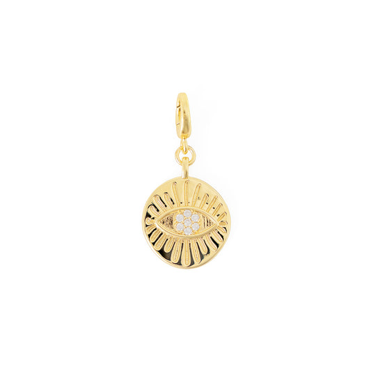 Evil Eye Circle Charm