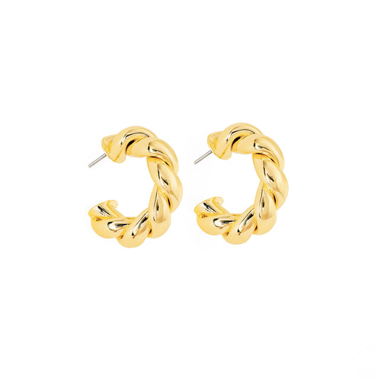 Twisted Hoop Earrings